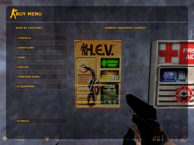 Terrorist Buy Menu. image - Counter-Life Source mod for Half-Life 2 - Mod DB