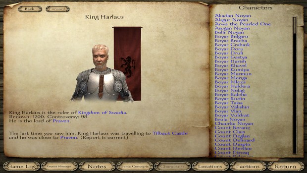 New King Harlaus