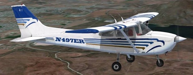 A2A Cessna 172  Photo Real Repaint