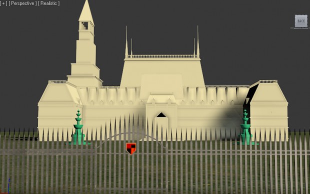 The Hallsing Mansion beta model without textures