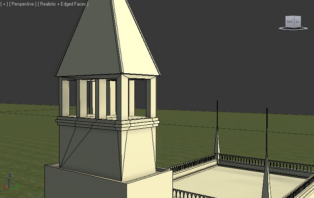 The Hallsing Mansion beta model without textures.