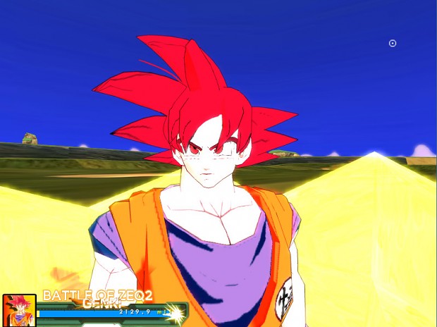 Updated Super Saiyan God Goku
