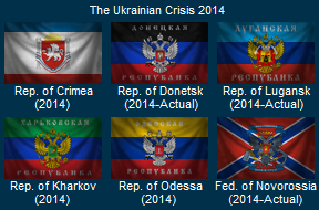 Flags of the Ukrainian Crisis