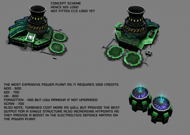 CCS Painted GDI Power Plant - Concept 01