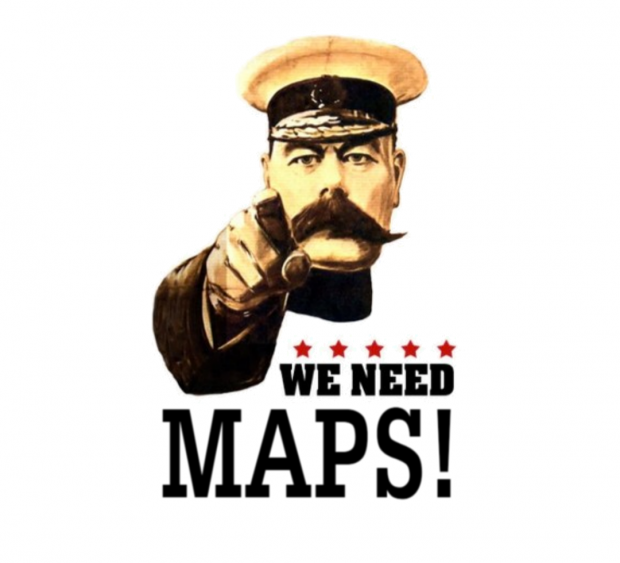 WE NEED YOUR MAPS!