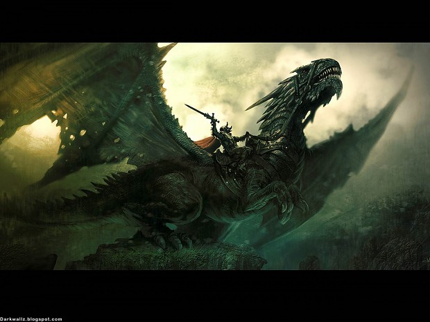 The dragon rider of death...