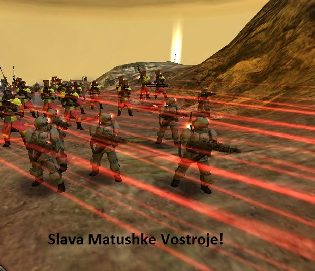 Vostroyans in battle