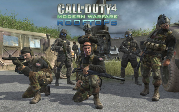 Call of Duty 4:"Rooftops" updated logo