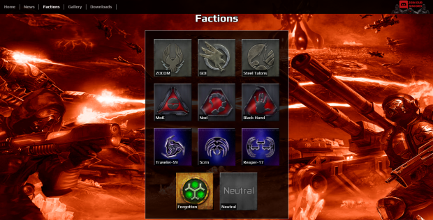 Faction page