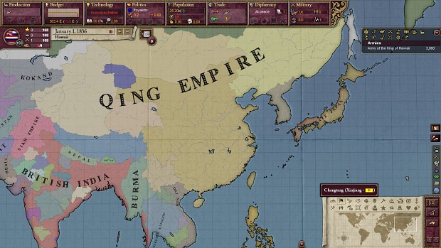 Changes in Asia