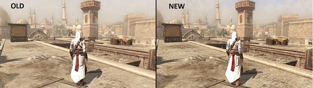 Textures comparison image - Assassin's Creed: Bloodlines Overhaul