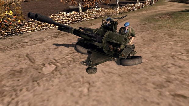 ZU 23 Anti-Air Cannon