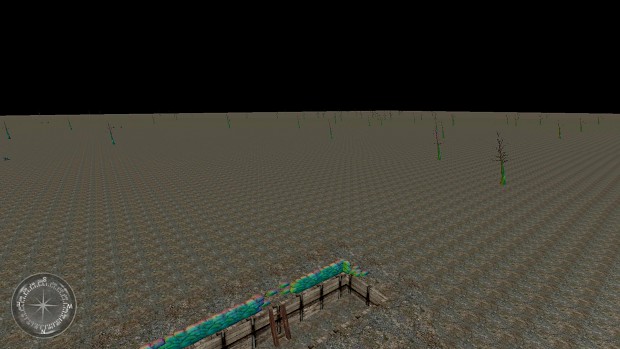 More progress made; scenery, sandbags and enemy trench