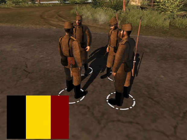 belgian early troops
