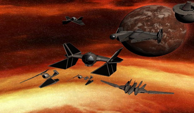 TIE/In-2 "Claymore" Interceptor and Unity Fighters
