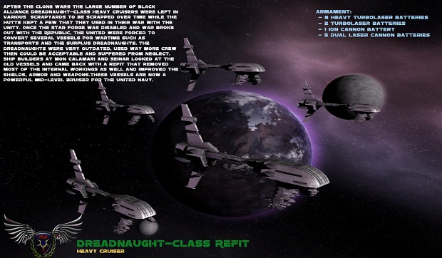 Ship of the Unity - Dreadnaught Refit