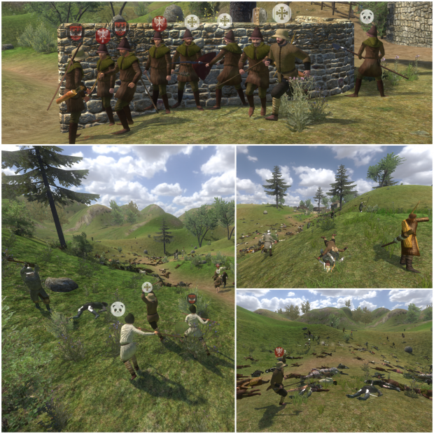 mount and blade warband train peasants