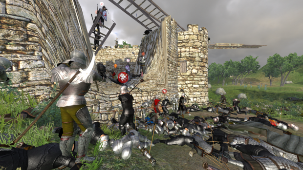 Fighting at the Breach - Destructible Strategus Wall