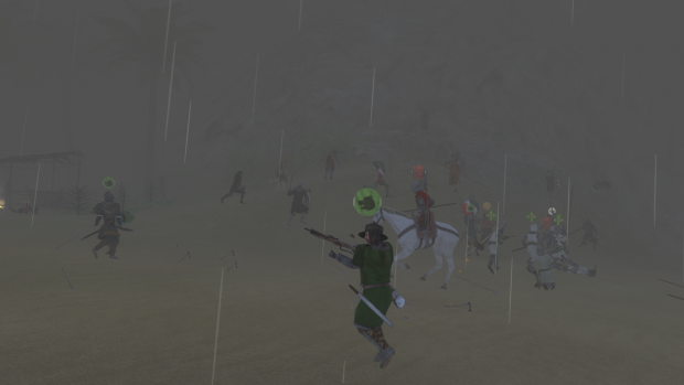 Battle in Fog and Rain