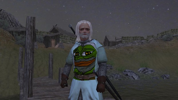 Custom Banner - Medieval Pepe