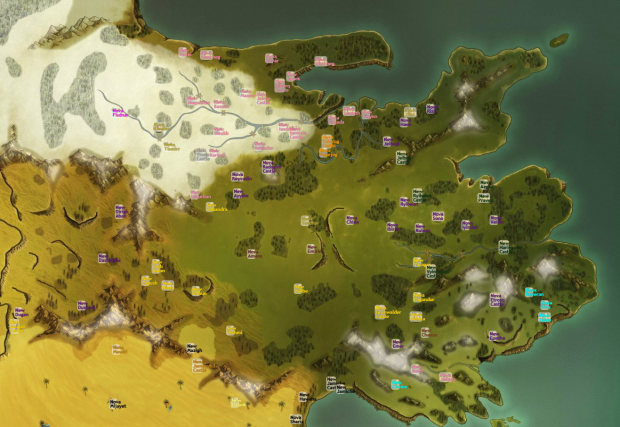 Strategus Map Snapshot - North America - Strategus 7 (Sept. 26th, 2018)
