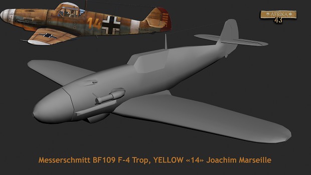 Messerschmitt BF109 F-4 "Trop" New model