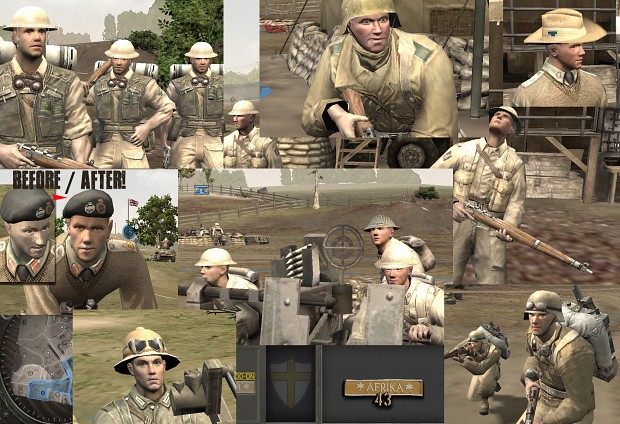Brand new HD face texture for all infantry