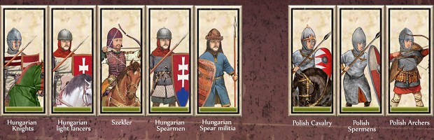 New Hungarian and Polish Unit Cards