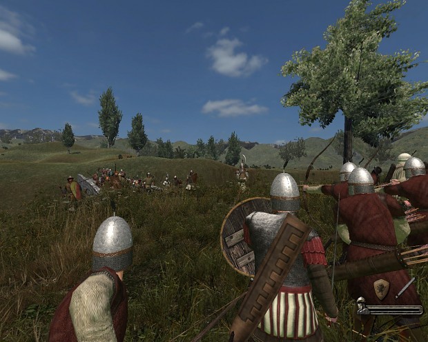 Calradian archers defending the bridge