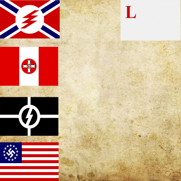Fascist America flags