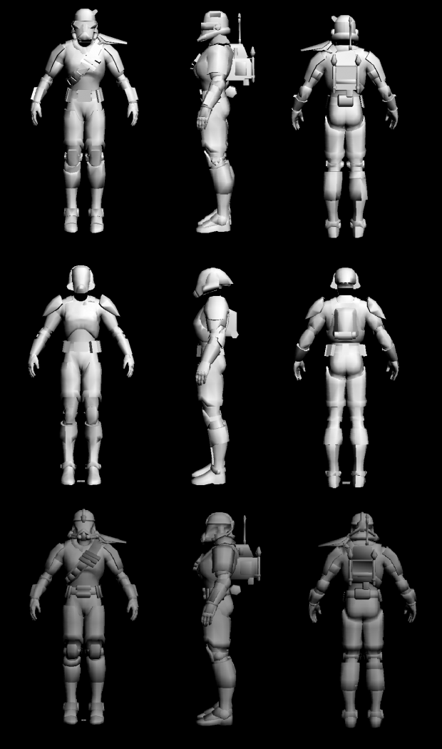 Republic Trooper Variants