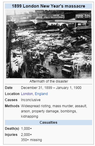 The 1899 London New Years Massacre