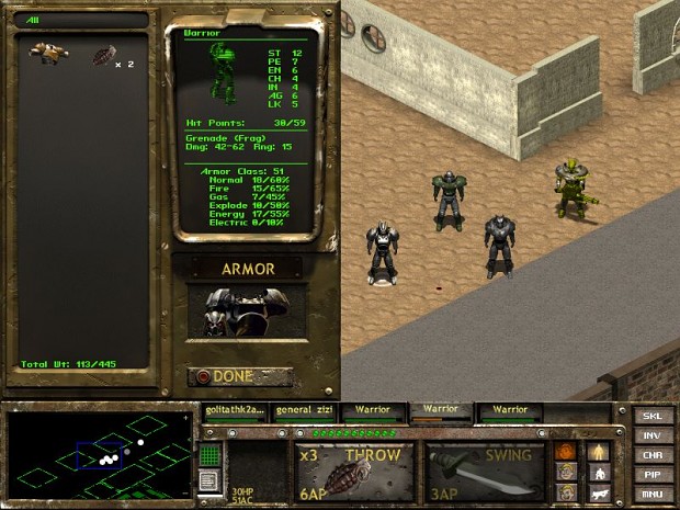 The Great Armors Full Frontal View Image Fallout Tactics 2 Long Live 