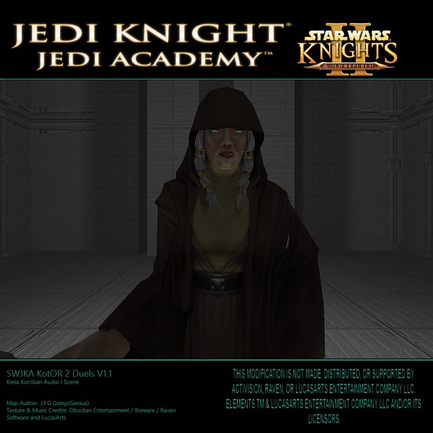 Star Wars Jedi Knight: Jedi Academy - Kotor 2 Duels V1.1 Kreia Audio Scene II KR