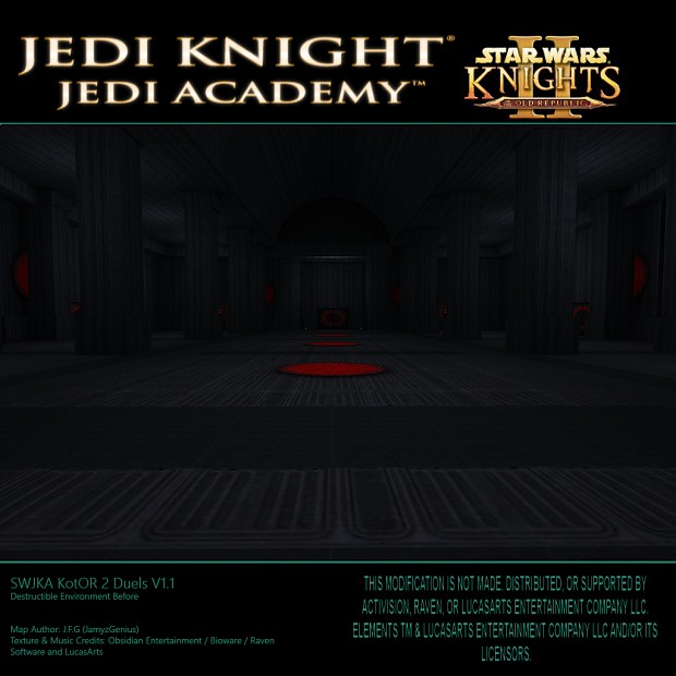 Star Wars Jedi Knight: Jedi Academy - Kotor 2 Duels Destructible Environments
