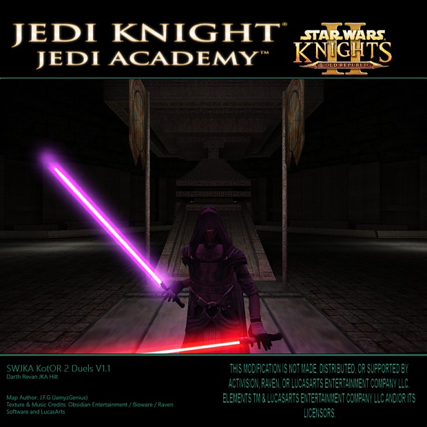 SW Jedi Knight Jedi Academy - KotOR 2 Duels V1.1 Darth Revan Hilt JKA