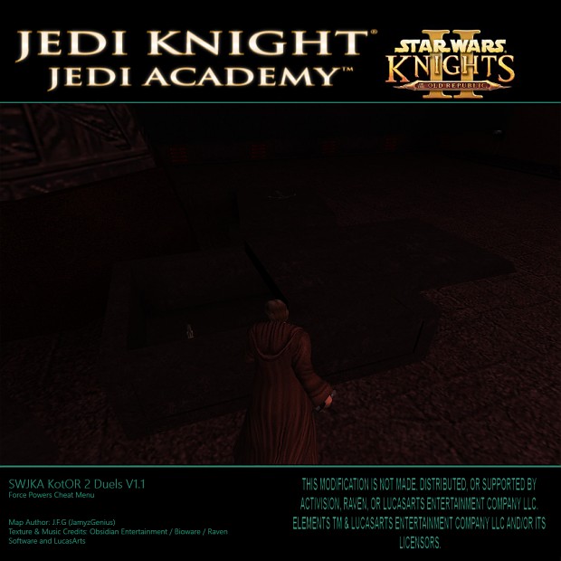 Star Wars Jedi Knight: Jedi Academy - Kotor 2 Duels V1.1 SP Pickups