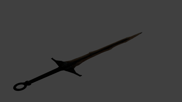 Dragon Bone Sword (Textured)