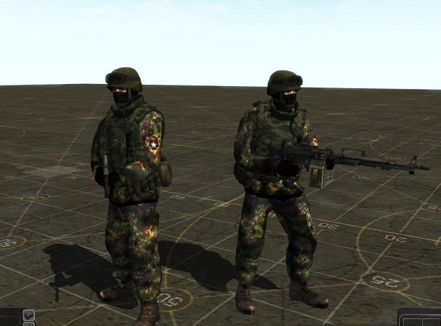 First, unfinished units of Spetsnaz