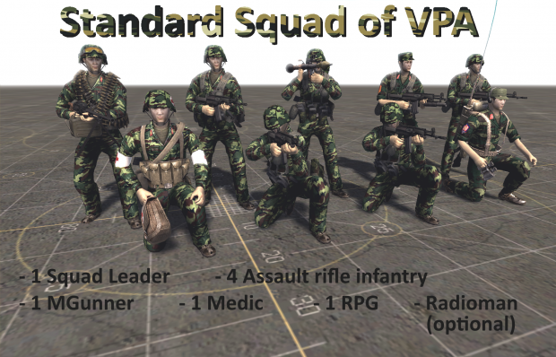 Standard Squad of Modern VPA