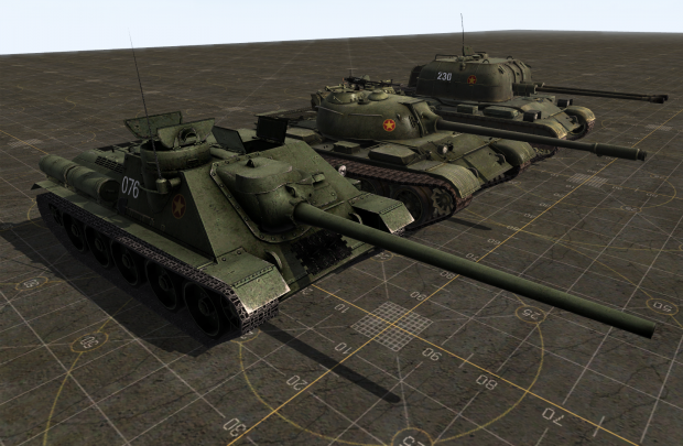 New Su100, T-54 and Zsu57/2 Sparka