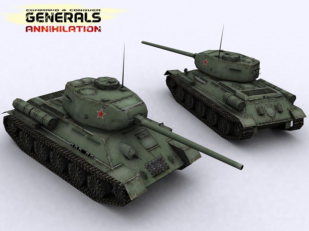 Soviet T34-85 in surprice boxes