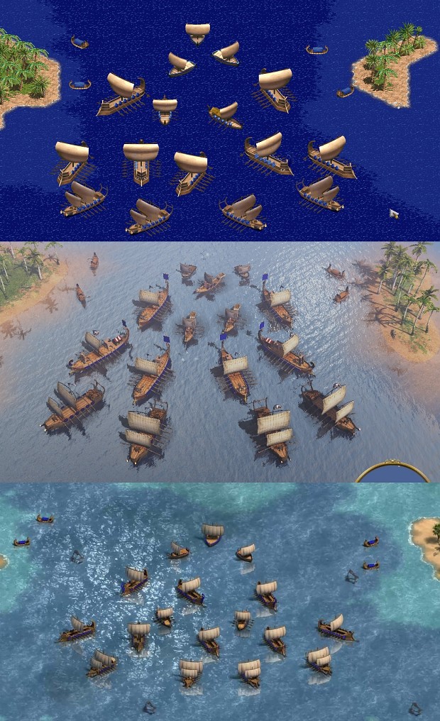 Age of Empires Ships Evolution
