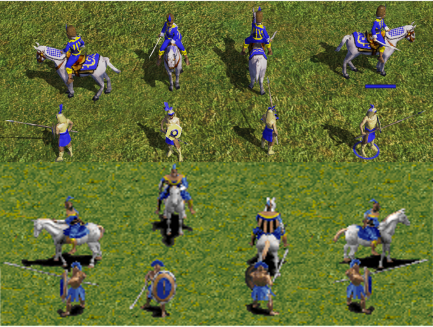 Cavalry and Hoplite Units