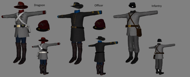New Confederate Uniforms