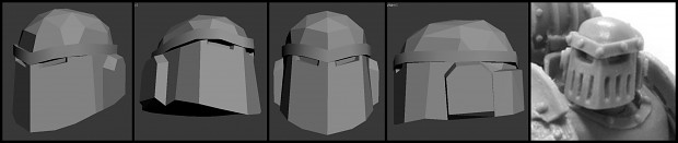 Space Marine Mk3 helmet