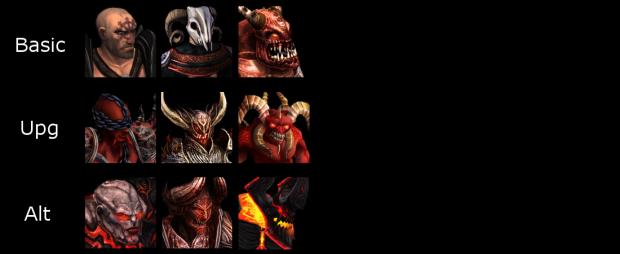 Chaos creature icons