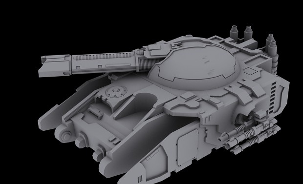 Legion Glaive start modeling turret end cannon