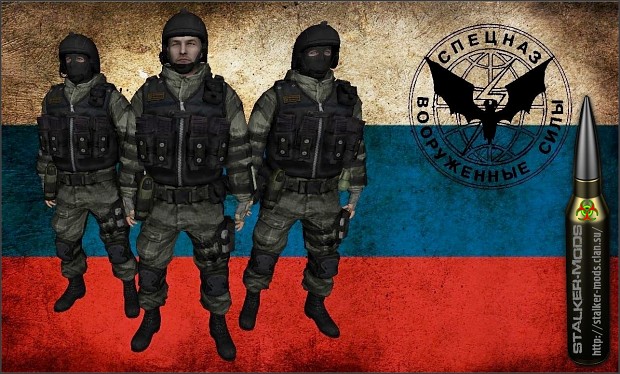 Real stalkers + Spetsnaz 2015