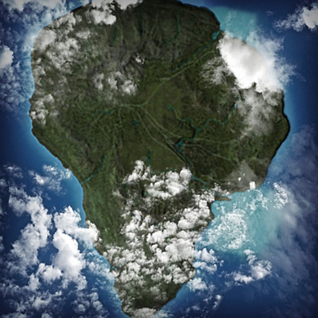 Isla Nublar Satellite Map : r/JurassicPark